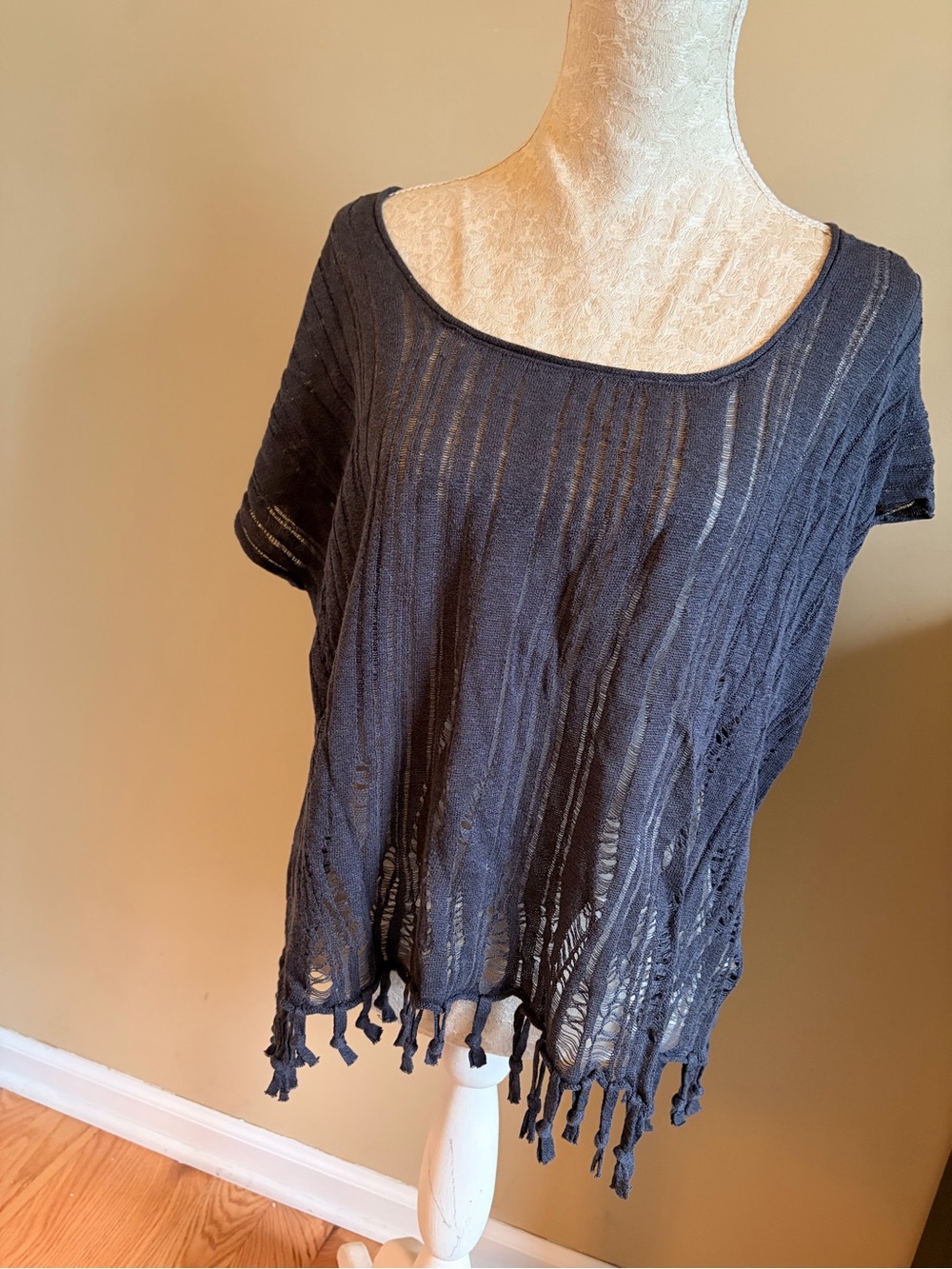 NWT Free People Gray Knit Sweater